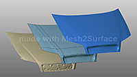 Mesh2Surface - skenování - automobilový a letecký průmysl 03