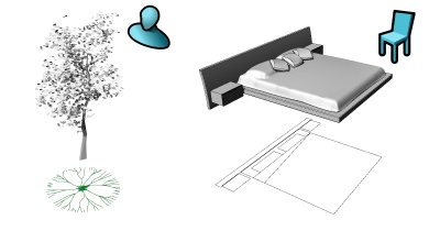 Nábytek a zařizovací předměty ve VisualARQ