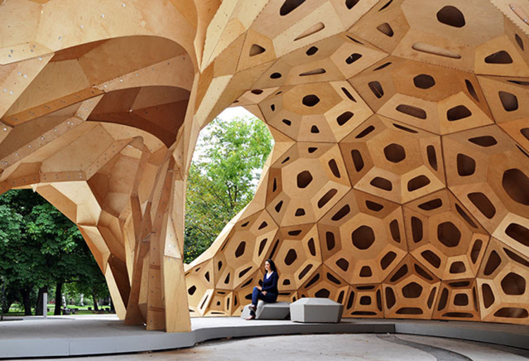 ICD/ITKE Research Pavilion University of Stuttgart. 